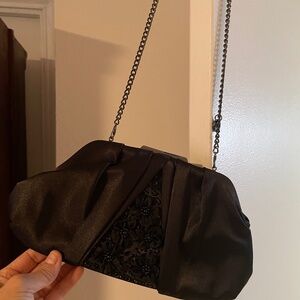 Black Beaded Purse